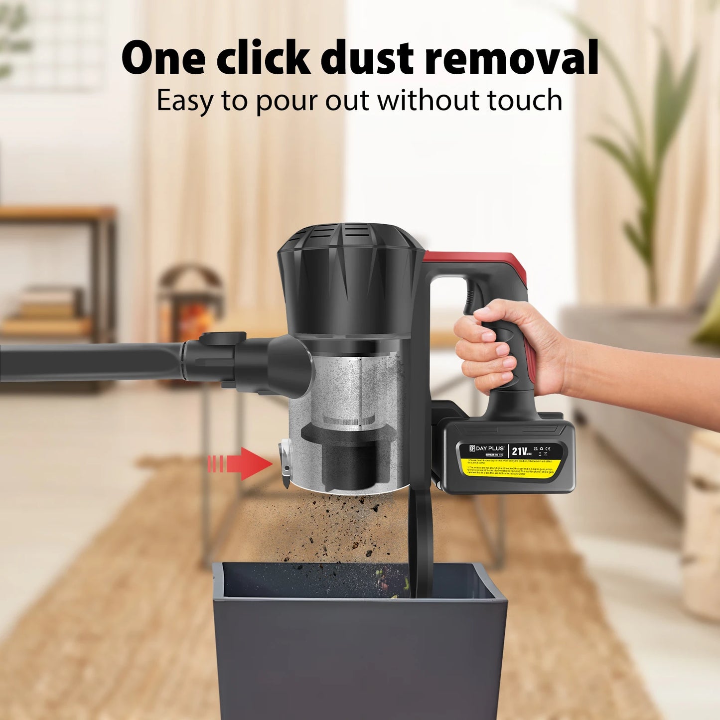 Cordless Stick Vacuum Cleaner Handheld Wireless Household Vacuum Cleaner
