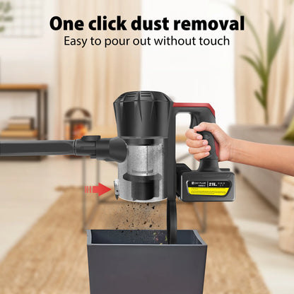 Cordless Stick Vacuum Cleaner Handheld Wireless Household Vacuum Cleaner