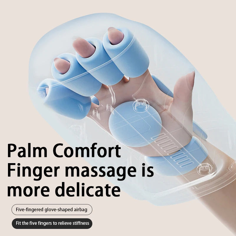Hand Massager with Airbag Compression Finger Wrist Palm Massage Machine Vibration Glove for Hand Muscle Relax Gift for Men Women