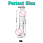 4 Size Transport Silicone Dildo Fake Dick for Women Artificial Penis with Suction Cup Female Masturbation Adult Sex Toy for 18+
