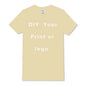 Custom Tshirt Front Back Print Professional Your Own Logo Text Photo Male Personalized Premium Gifts T-shirt EU Size 100% Cotton