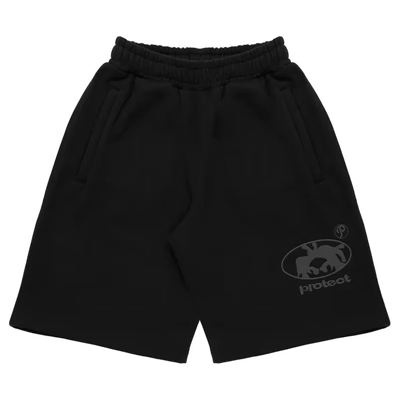 Men's 2026 New Hot Summer Grey Cotton Y2K Hiphop Streetwear Shorts European Street Style Trendy Baggy Casual Cargo Urban Wear