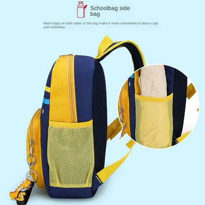 Durable Cute Backpack Cartoon Dinosaur Waterproof Students Bag Kindergarten Large Capacity School Bag for Children