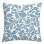 Lake blue white geometric linen pillowcase sofa cushion cover home decoration can be customized for you 40x40 45x45 50x50 60x60