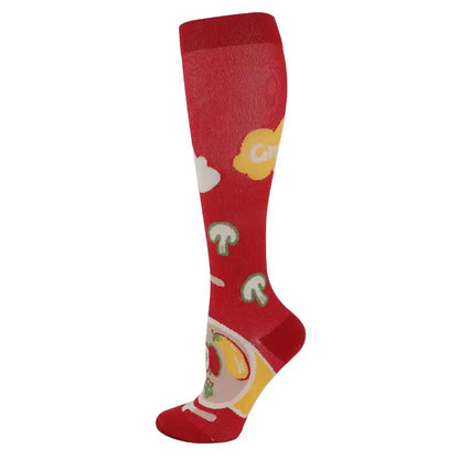 58 Style Compression Socks Medical Edema Diabetes Varicose Vein Stockings Graduated Pressure Legging Nursing Knee High Stockings