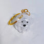New Clear Puppy Hair Memorial Keepsake Capsule Pet's Dog Fur Container DIY Pendant Keychain Decor Pet Lovers Home Display Gifts