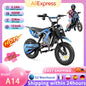 A14 Kids E-Moto Toy 500W Motor 22km Range 36V5.2Ah Battery 3 Speeds(27km/h) Dual Brakes Shock Absorbers Lights for Outdoor Fun