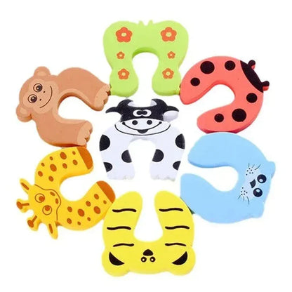 2/5pcs/Set Door Stopper DoorknobWall Protection Children Door Stopper Holder Shockproof Door Crash Pad Children Finger Protecter