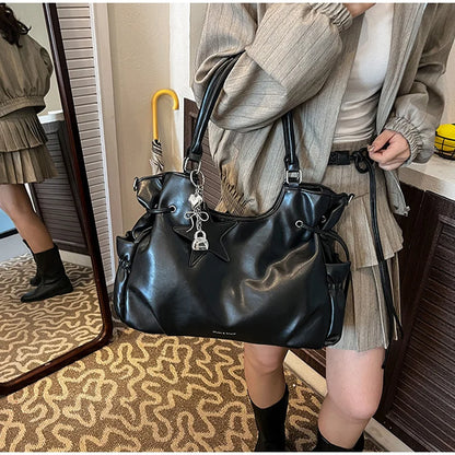 Fashionable Brand Design Tote Bag New Retro Shoulder Bag Casual Large-capacity Crossbody Bags Light Luxury High-end Women's Bags