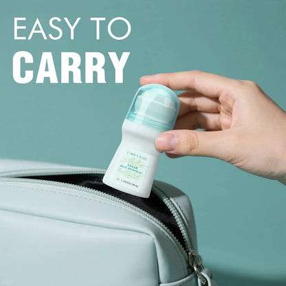 1 PC Flora Ruby Light Green Series Deodorant Roll On w omen's and men all-purpose   Deodorant Roll Aluminum Free easy to carry a