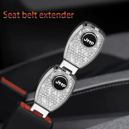 Car seat belt clip thickened extender lock buckle for Jeep Grand Cherokee Wrangler Rubicon Renegade Patriot Compass Commander