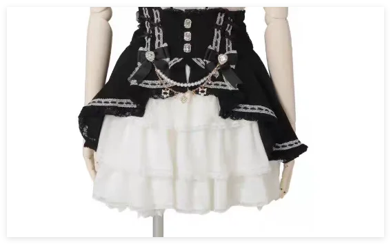 Japanese Liz Skirt High Waist Thin Kawaii Cute Bow Lolita Skirts Women Summer New Elastic High Waist Ruffle Short Pleated Skirt