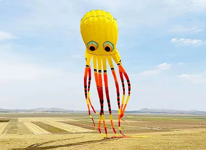 Large 15m octopus kites flying for adults kites windsurf cerfvolant inflatable toys kevlar Clothlarge kites outdoor fun dragon