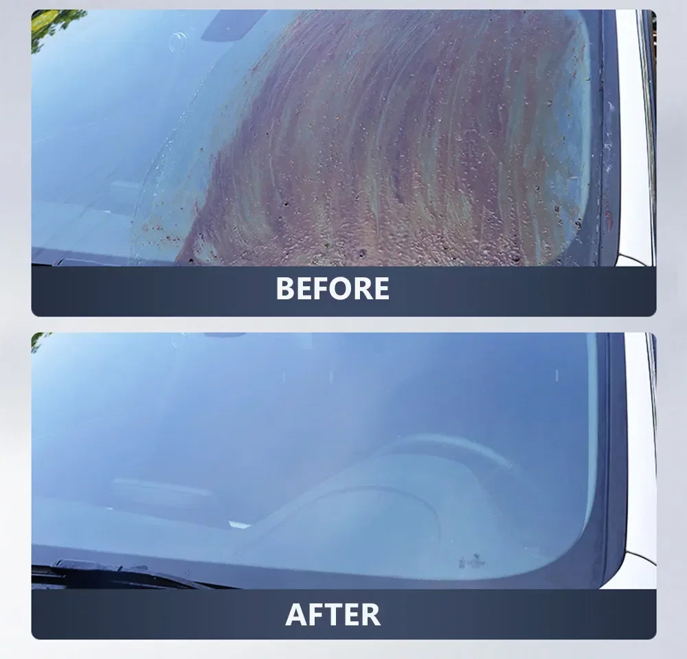 Motorcycle Glass Oil Film Remover Glass Polishing Compound Windshield Cleaner Car Glass Polishing Clear Window Auto Detailing