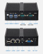 XCY Fanless Mini PC Intel Celeron J6412 N5095 2x GbE LAN 2x RS232 HDMI VGA WiFi 4G LTE Windows 10 Linux Industrial Computer