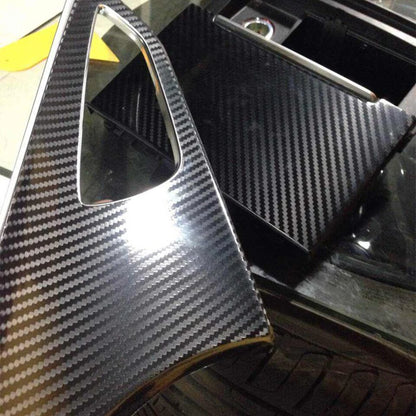 Carbon Fiber Vinyl Wrap Film Car Stickers Glossy Matte Chrome Wrapping Foil Car Decal Styling Scooter Motorcycle