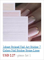 11pcs Aurora Glass Nail Foil Sticker Ice Cube Broken Glass Paper Iridescent Nail Film Decals Chameleon Reflective Nail Stickers