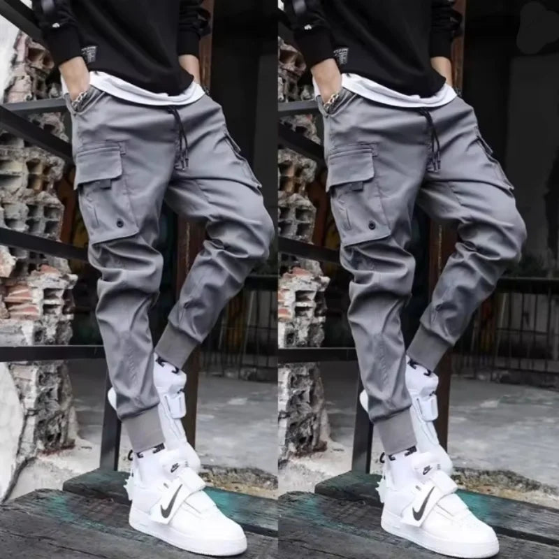 Men Cargo Tactical Pants Work Combat Multi-pockets Casual Training Trousers Overalls Clothing Joggers Hiking Male Cargo Pant