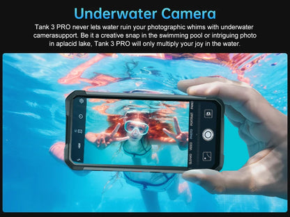 Unihertz Tank 3 Pro 8849 Rugged Smartphone Android 5G with 100 Lumens Projector 32/36GB 512GB 23800mAh Waterproof 200MP Phones