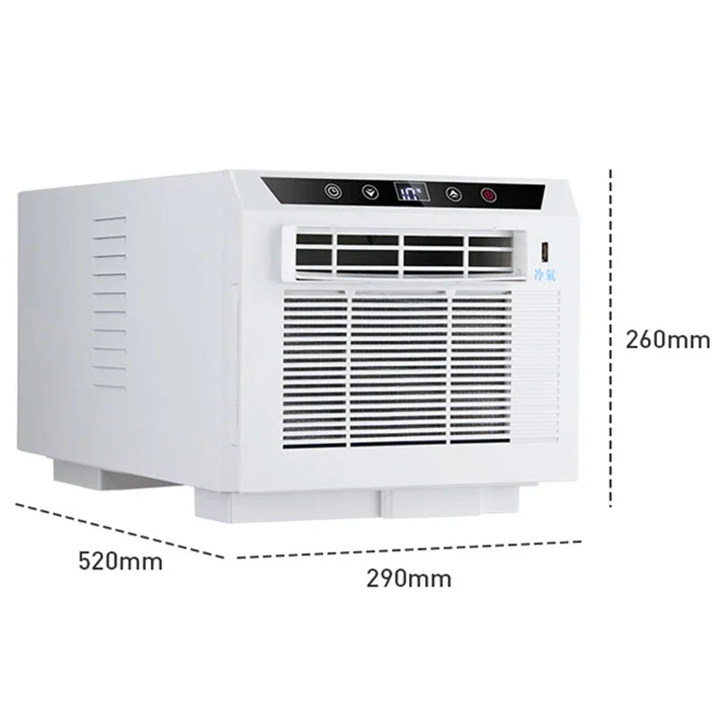 USB Fast Charging Free Installation Remote Control Timing For Home Office HHR-20 Mini Portable Mobile Cooling Air Conditioner
