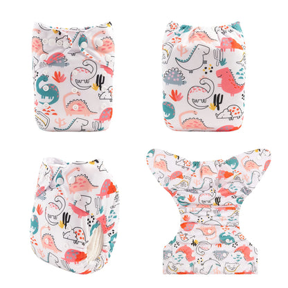 U Pick ALVABABY Digital Position Cloth Diapers Baby Reusable Modern Cloth Nappy for Baby with 1pc Microfiber Insert