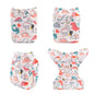 U Pick ALVABABY Digital Position Cloth Diapers Baby Reusable Modern Cloth Nappy for Baby with 1pc Microfiber Insert