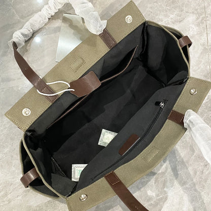 Classic Canvas Tote Bags For Women Luxury Designer Handbag Purse 2026 New In Multiple pockets Top Handle Underarm Cloth Shoulder