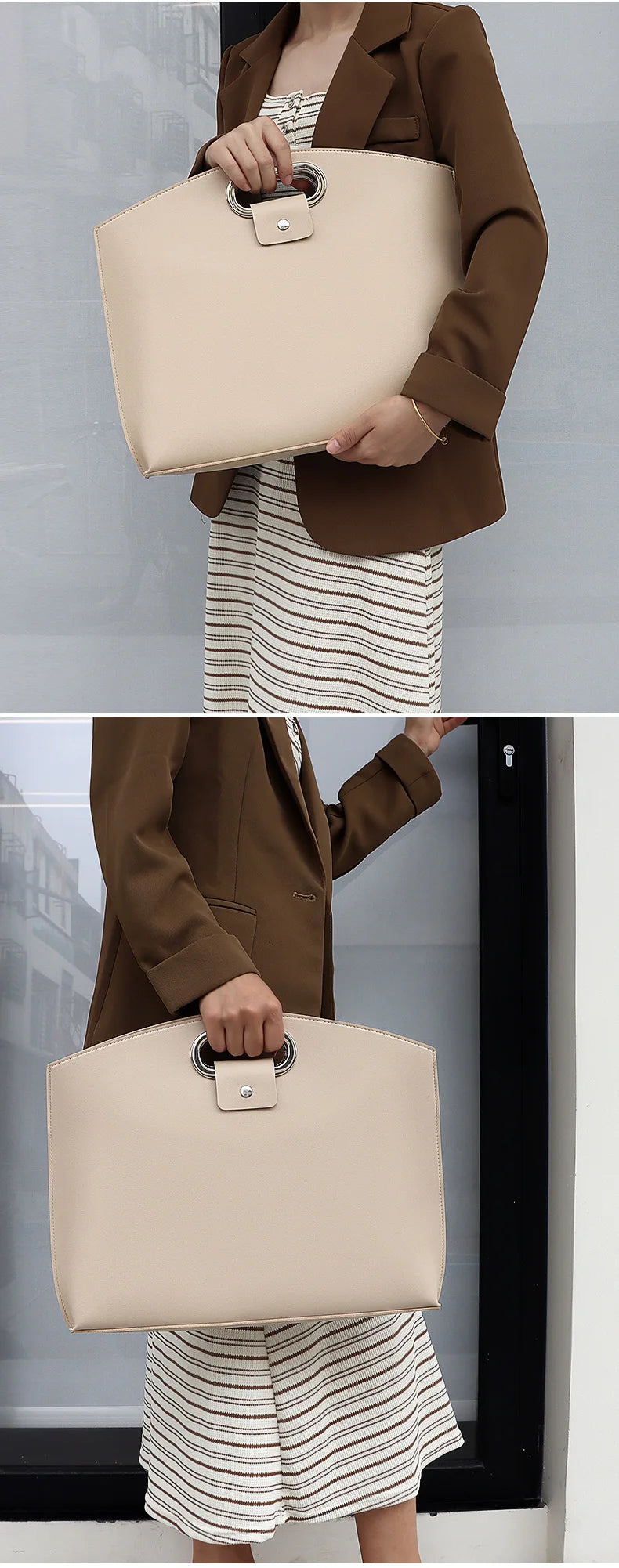 Laptop Bag Men Women Business Portable Computer Case Storage Purses Hand Document Bags Luxury Upscale Tote Waterproof Briefcase