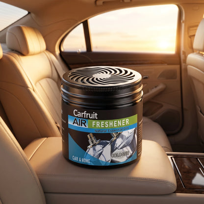 Car Solid Fruit‑Scent Balm, Automotive Cologne Perfume, Long‑Lasting Car Interior Aromatherapy Ornament, Safe for Pregnant Women
