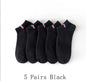 5/10/20/30 Pairs Men Ankle Socks Fashionable Letter Sports Style Odor Proof Sweat Absorbing Breathable Invisible Running Socks