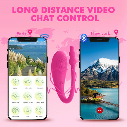 APP Remote Control with 9 mode Wearable Underwear Egg Vibrator for Female male Stimulator, Adult sex toy Couple Sex toy Games