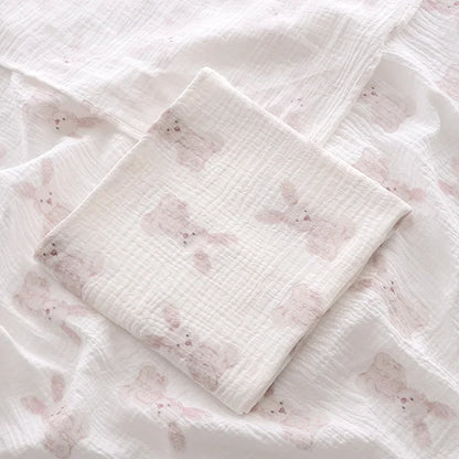 Newborn Baby Cotton Blanket Summer Bedding Babies Stuff  Throw Blanket Muslin Squares Receiving Blanket