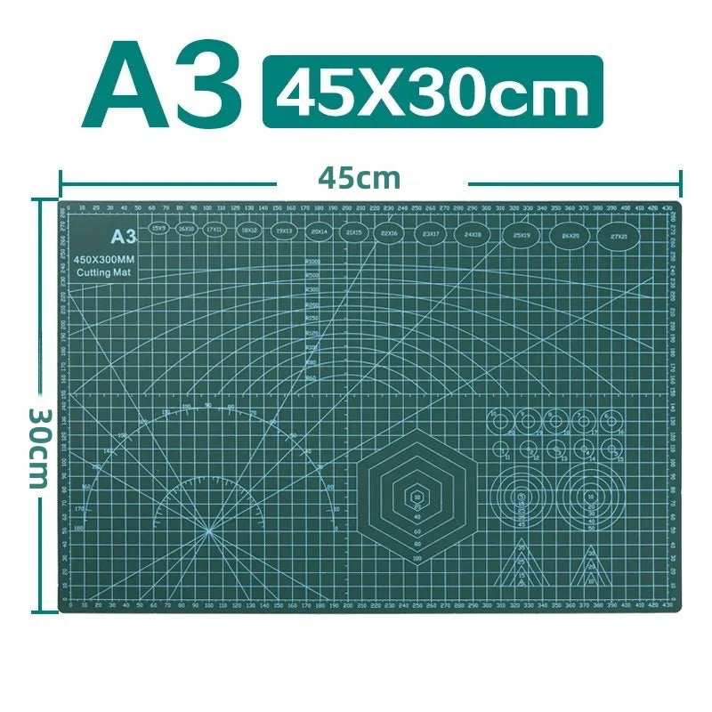 A2 A3 A4 A5 PVC Cutting Mat Double-Sided Self-Healing Board Patchwork Tools DIY Manual Craft Artist Cutting Knife Racket Kit