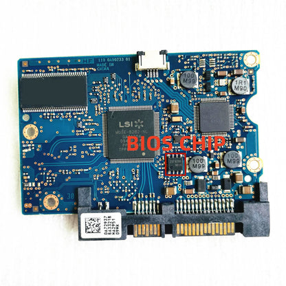 220 0A90233 01 110 0A90233 01 Hitachi IBM Desktop Hard Disk Circuit Board White Label: 0A72947, 0A72944, 0A72937, 0A71336, 0A713
