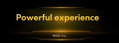 POCO X7 Pro 5G NFC 256GB 12GB 512GB Dimensity 8400-Ultra 6.67" 120Hz Display 6000mAh 5G NFC