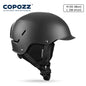 COPOZZ Certificated Ski Helmet Husband Integrally-Molded Snowboard Helmet with Magnetic Bukcle Motorcycle Snow Men Women Adult