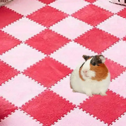 4/10Pcs Rabbit Guinea Pig Cage Liner Small Pet Items Waterproof Anti Slip Bedding Mat Highly Absorbent Pee Pad For Pet SleepMat