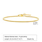 Women Stainless Steel Chain Bracelet,18K Gold Plated Twist Paperclip Adjustable Link Bracelet,Chunky Stackable Layered Jewelry