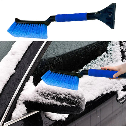 2-in-1 Ice Scraper and Snow Brush for Car - Ergonomic Foam Grip Windshield Cleaner - Efficient for SUV, Sedan & Winter Driving