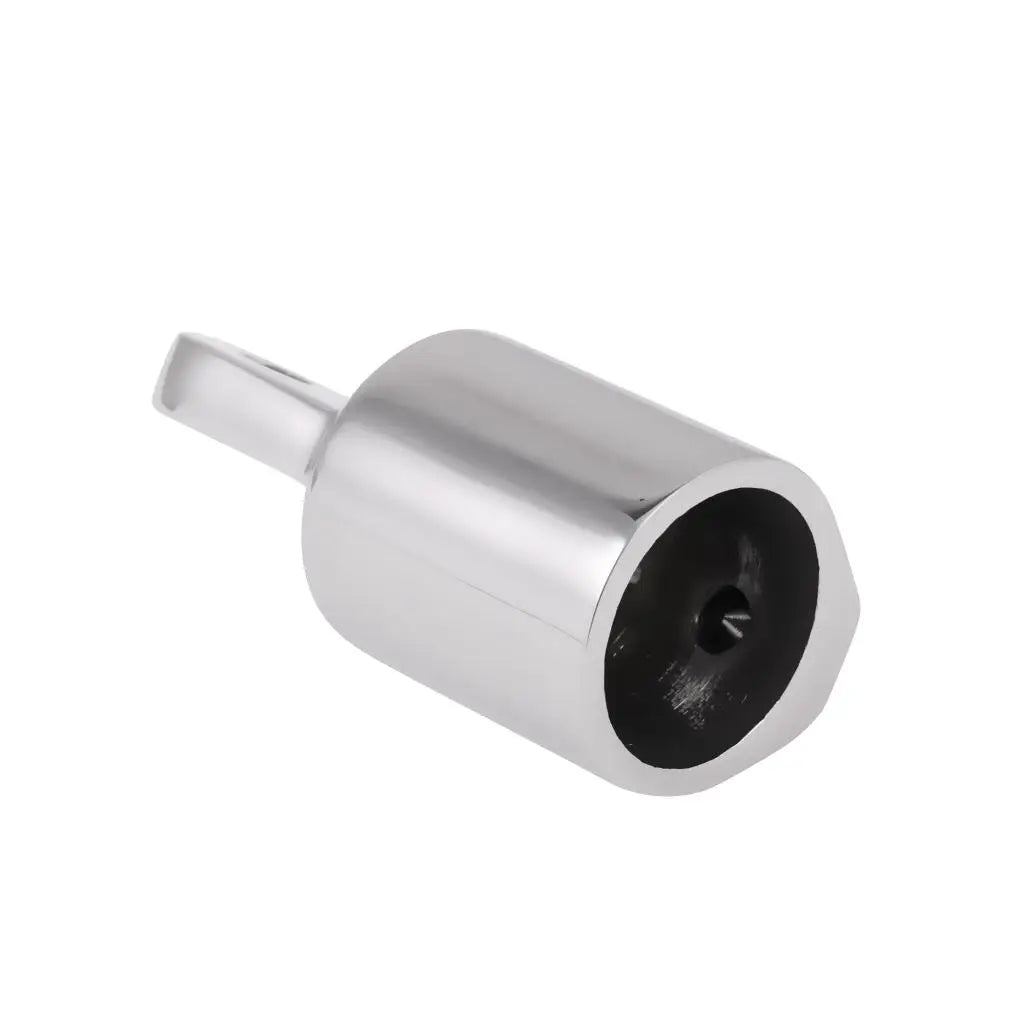 4 Pieces Heavy Duty Marine Boat EyeTube End Cap Stainless Steel Bimini Top Fitting Hardware 25mm Canopy External Pipe Eye End