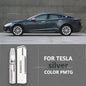 Suitable for Tesla Model 3 Y X S Automotive Paint Repair Pen Pearl White Clearcoat Pen Paint Repair Set Wheel Hub Silver