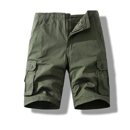 Men's Short Pants Cotton Cargo Shorts Tactical Breeches Casual Sports Man Hiking Fishing Streetwear
