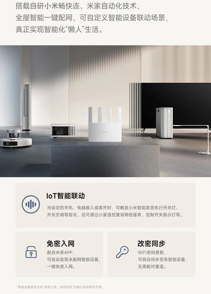 Xiaomi Router BE3600 WiFi 7 Dual-Band Qualcomm quad-core Gaming Acceleration 3570Mbps Dual WAN LAN Mesh Network Repeater VPN