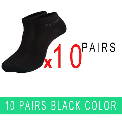 5/10/15/20 Pairs Bamboo Fiber Ankle Socks Men’s And Women Soft And Breathable Boat Socks Men Gifts Spring Summer Short Socks
