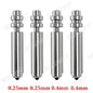 Upgrade Anycubic Kobra X Hotend Durability Bimetallic Nozzle For Anycubic Kobra X 0.2/0.4/0.6/0.8mm 3D Printers Accessories