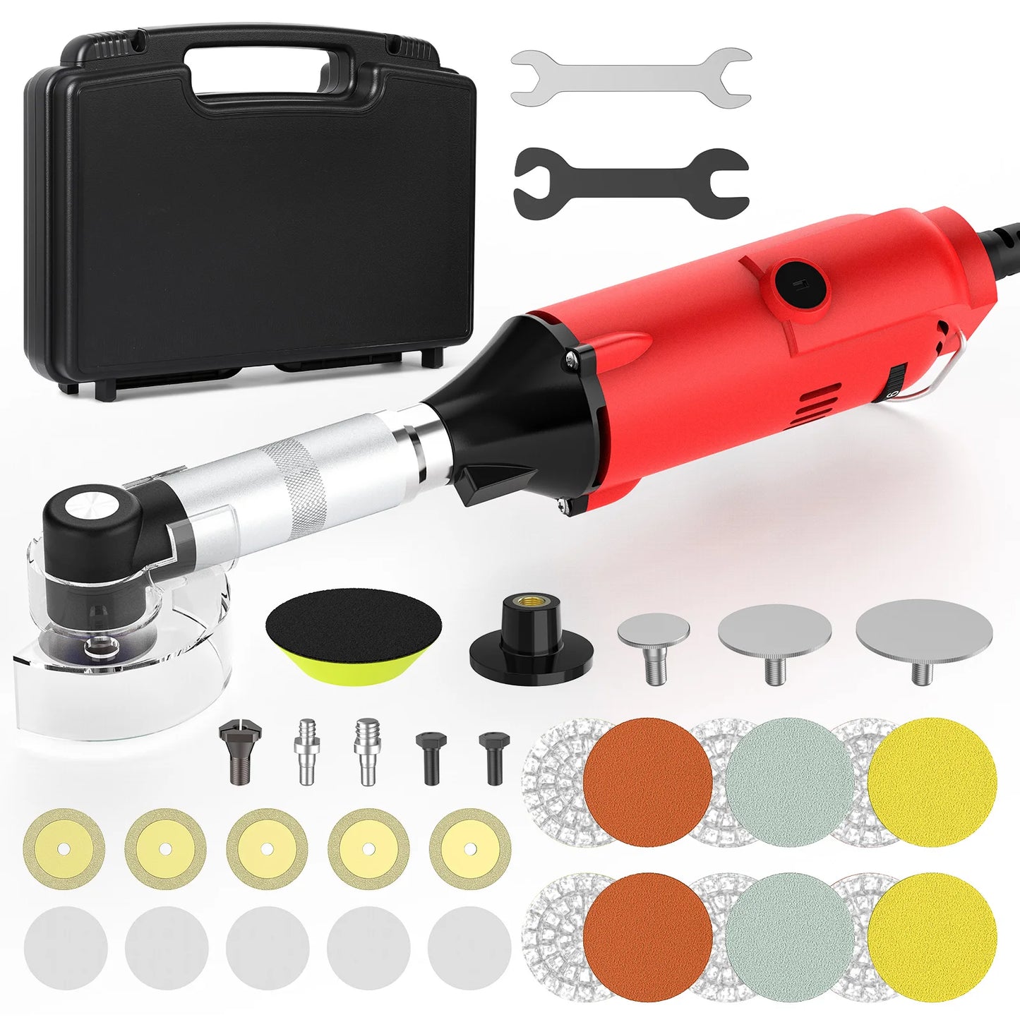 90° Ceramic Tile Beauty Sewing Tool Electric Straight Grinder 6 Variable Speeds Cleaning Machine Grinder Sander Polisher