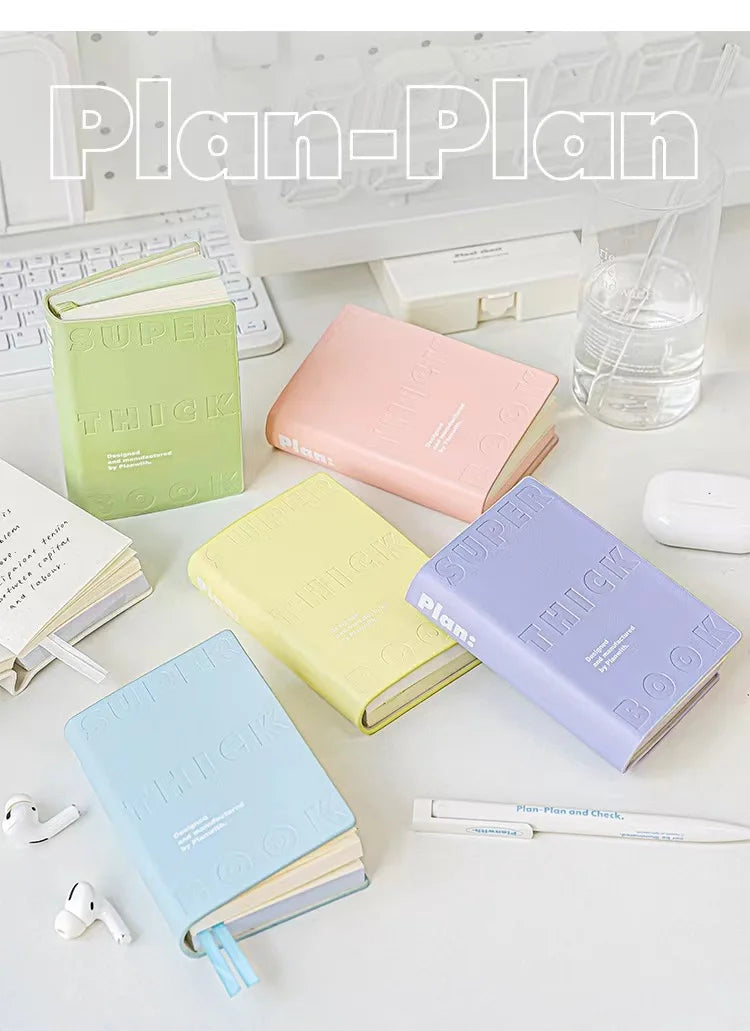 Notebook Color Brick Notebook High Appearance Thickened Portable Handbook Student Specific Mini Pocket Small Notebook Blank Note