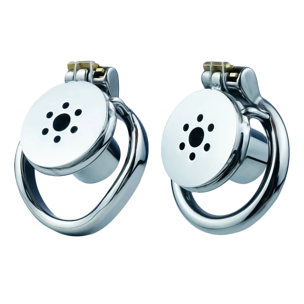 FRKO Male Stainless Steel Inverted Chastity Cage Device Urethral Catheter Lock Cock Penis Ring 정조대 BDSM Belt Sex Toys For Men 18