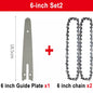 1/4 chainsaw chain guide 4/6/8/10 inch portable electric saw mini chainsaw logging saw blade Pruning chain saw chain accessories