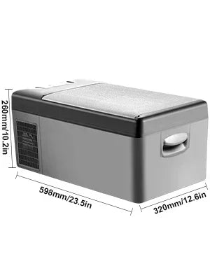 SIHAO Portable Car Refrigerator 15L 20L 30L 35L 40L 45L 50L 55L Compressor Fridge Freezer 12V 24V DC 110-240V AC Dual Use Vehicle Home for Camping Travel Outdoor